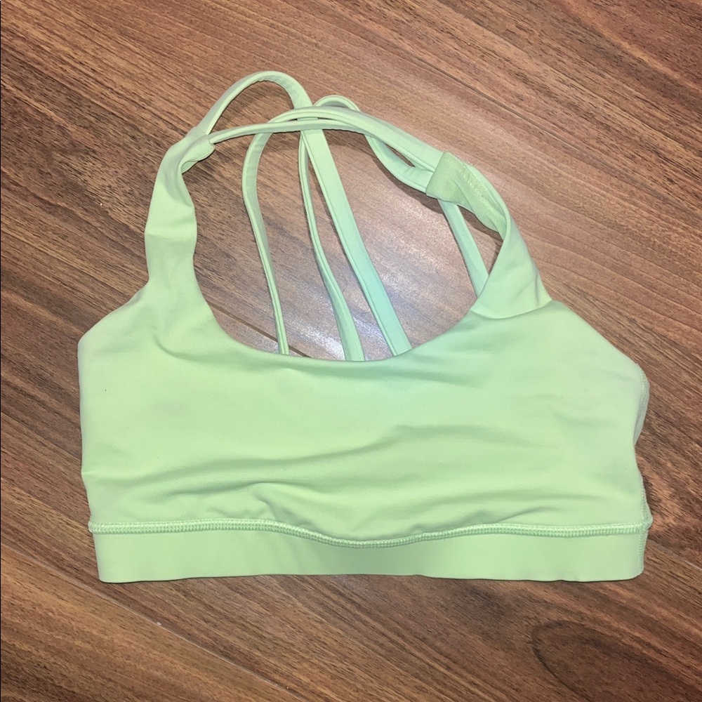 Lululemon Bright Green Sports Bra